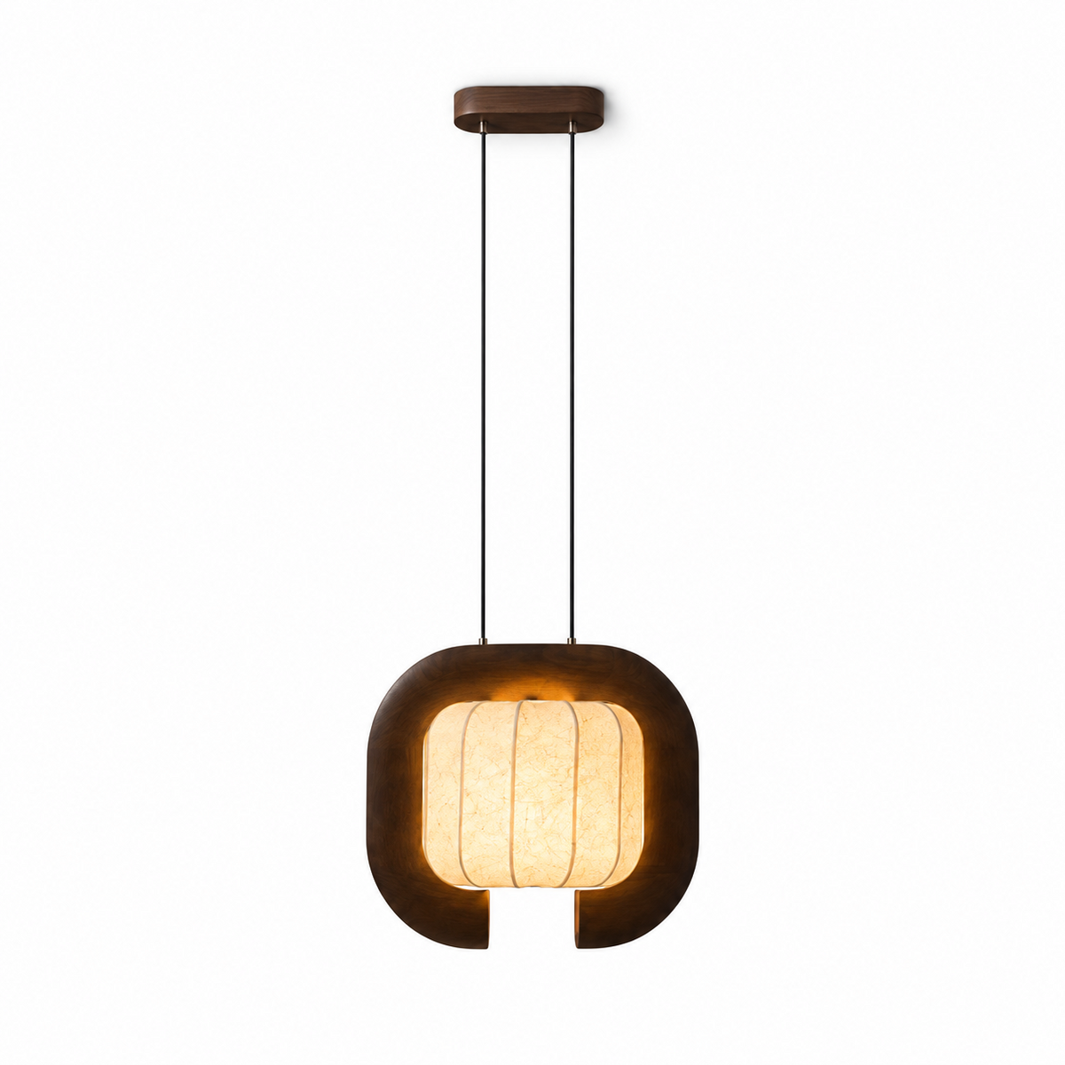 Ulverstone Hanglamp van gegolfd papier