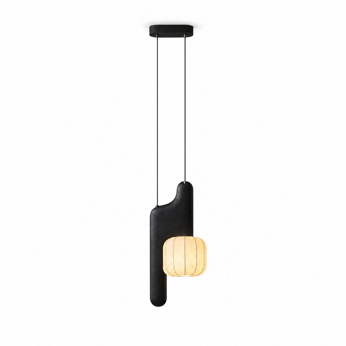 Ulverstone Hanglamp van gegolfd papier