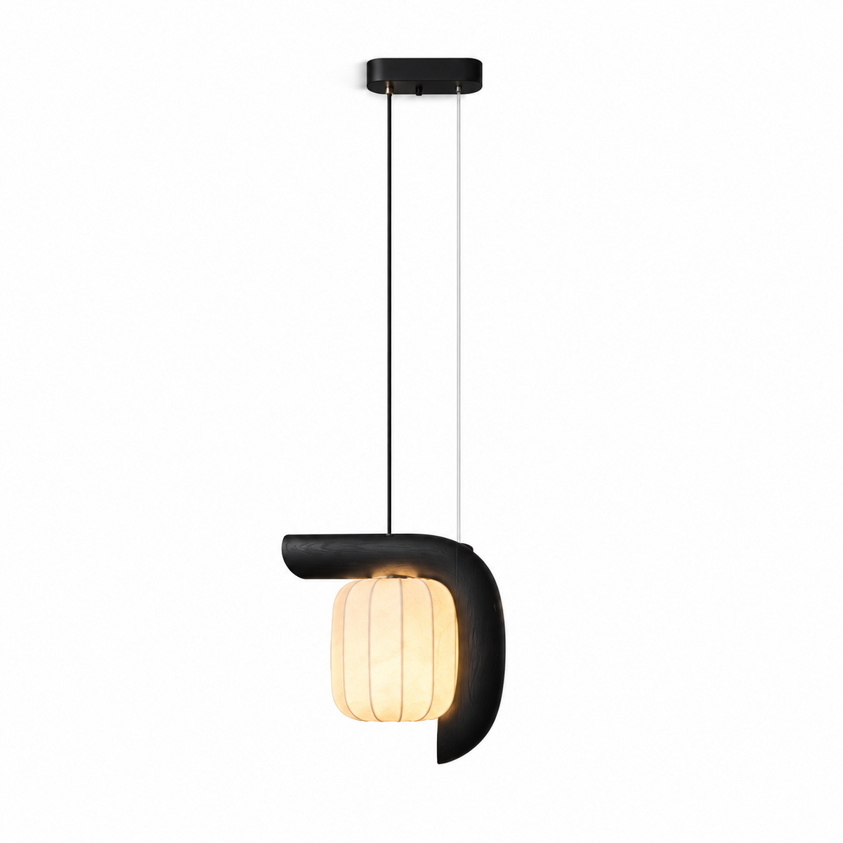 Ulverstone Hanglamp van gegolfd papier
