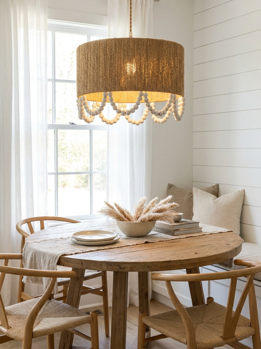 Osberhurst Hanglamp van henneptouw
