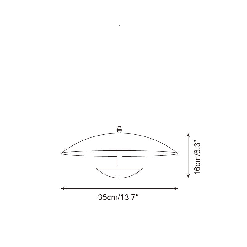 Veliina hanglamp zwart minimalistisch