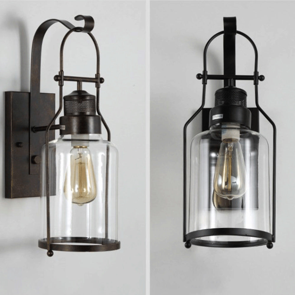 Valerio Retro LED Binnen wandlamp Glas Metaal Woonkamer Eetkamer Slaapkamer