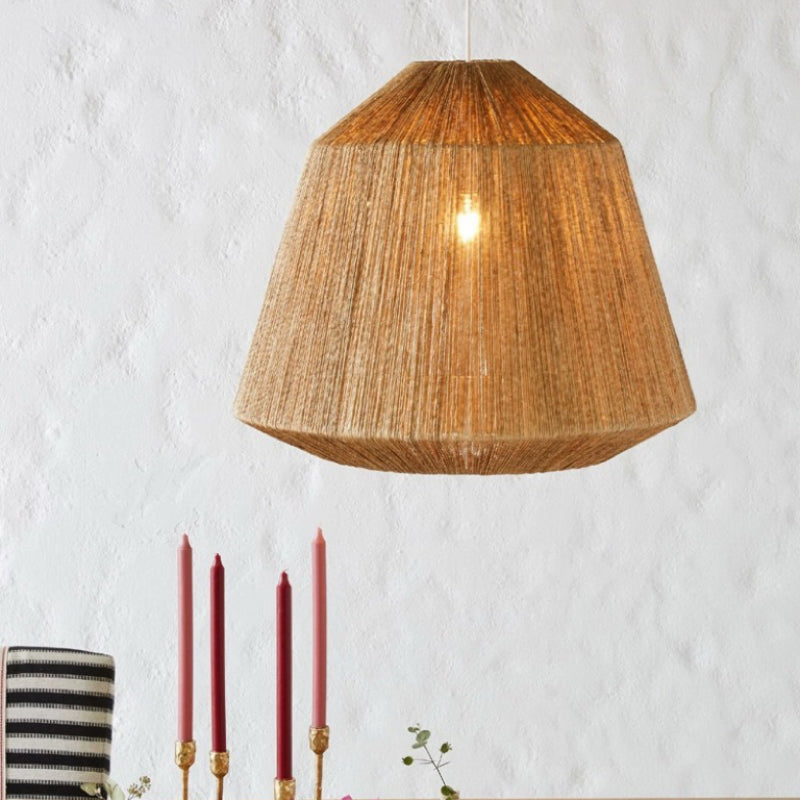Valerio Retro Design Loom LED Hanglamp Bruin Slaapkamer Woonkamer