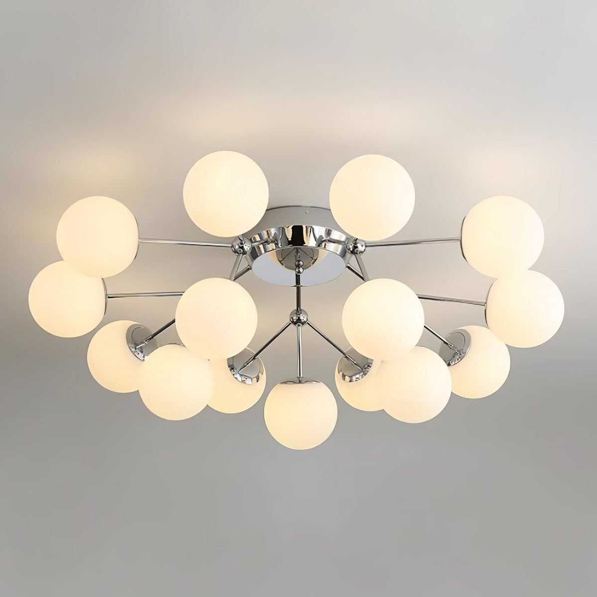 Veloel luxe glazen plafondlamp