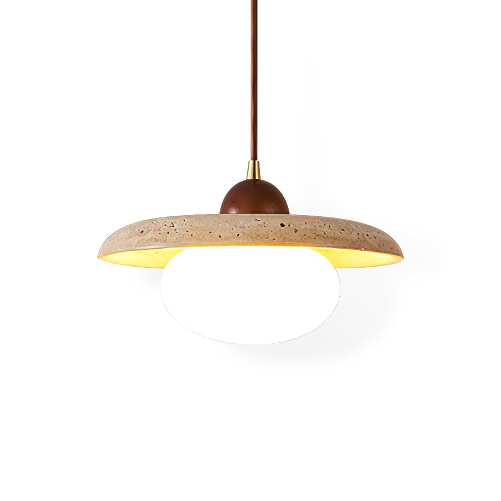 Seroaya travertin hanglamp Zes Stijl