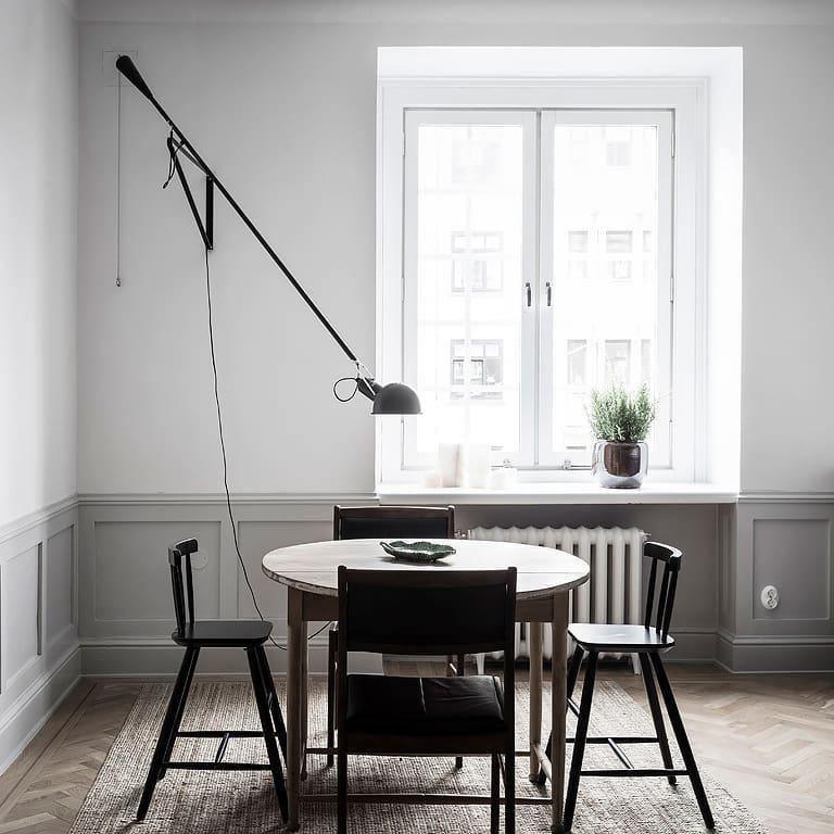 Cid moderne minimalistische wandlamp met lange arm