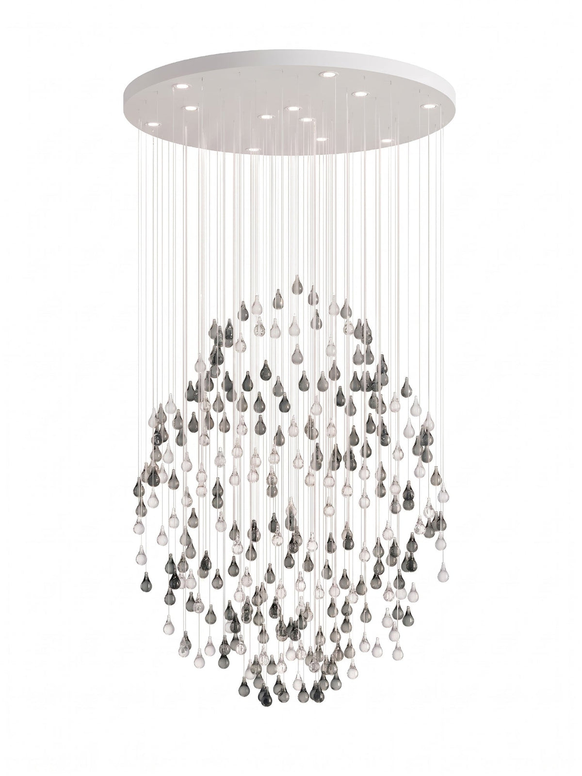 Droplets Cascading Kroonluchter
