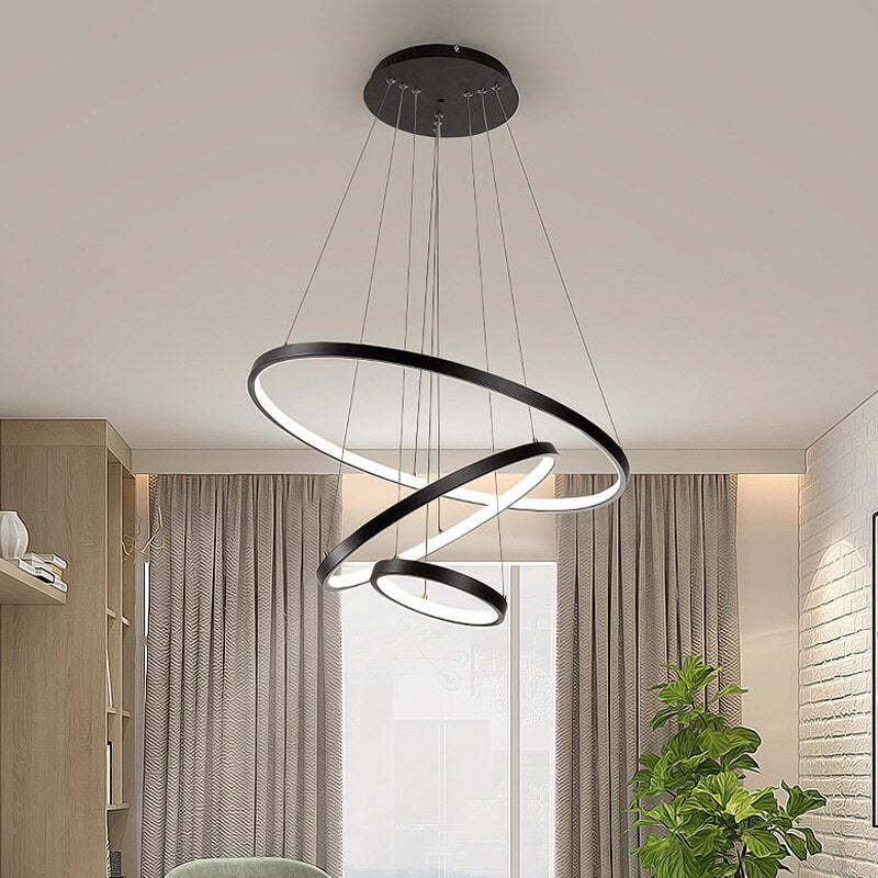 Alonza Design LED Hanglamp Gouden Wit Zwart Metaal Glas Eetkamer