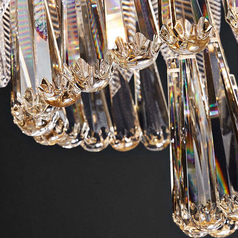 Marilyn Luxe Veerkracht Kroonluchter Metaal Kristal Woonkamer Eetkamer