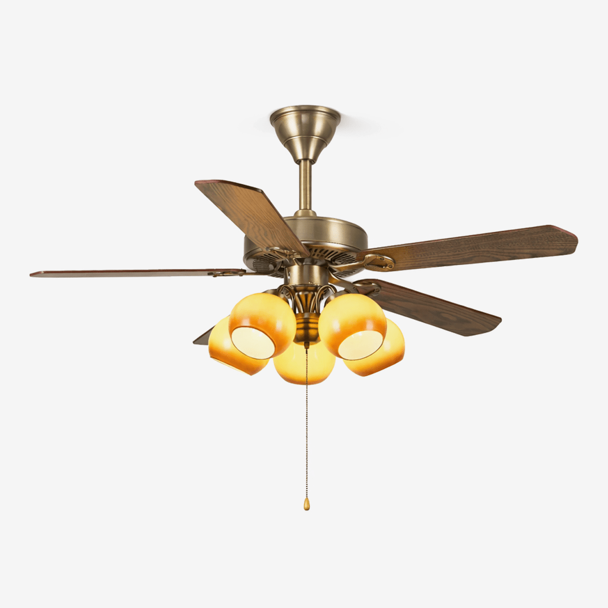 Beaumont Vintage plafondventilator met verlichting