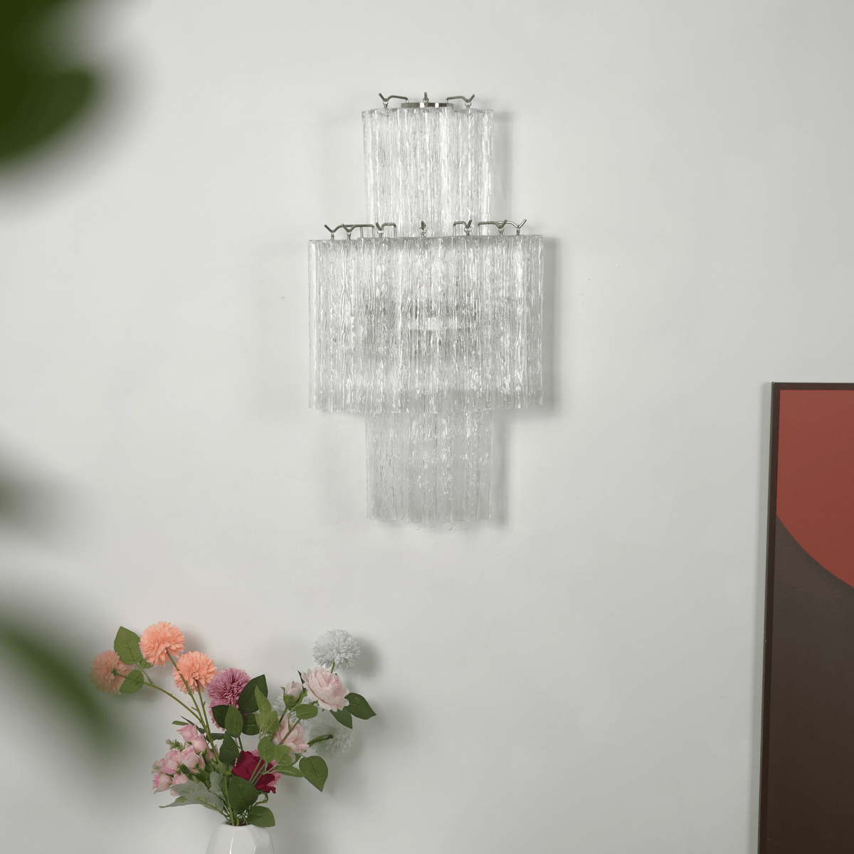 Celeriella Glacier Tier glas wandlamp