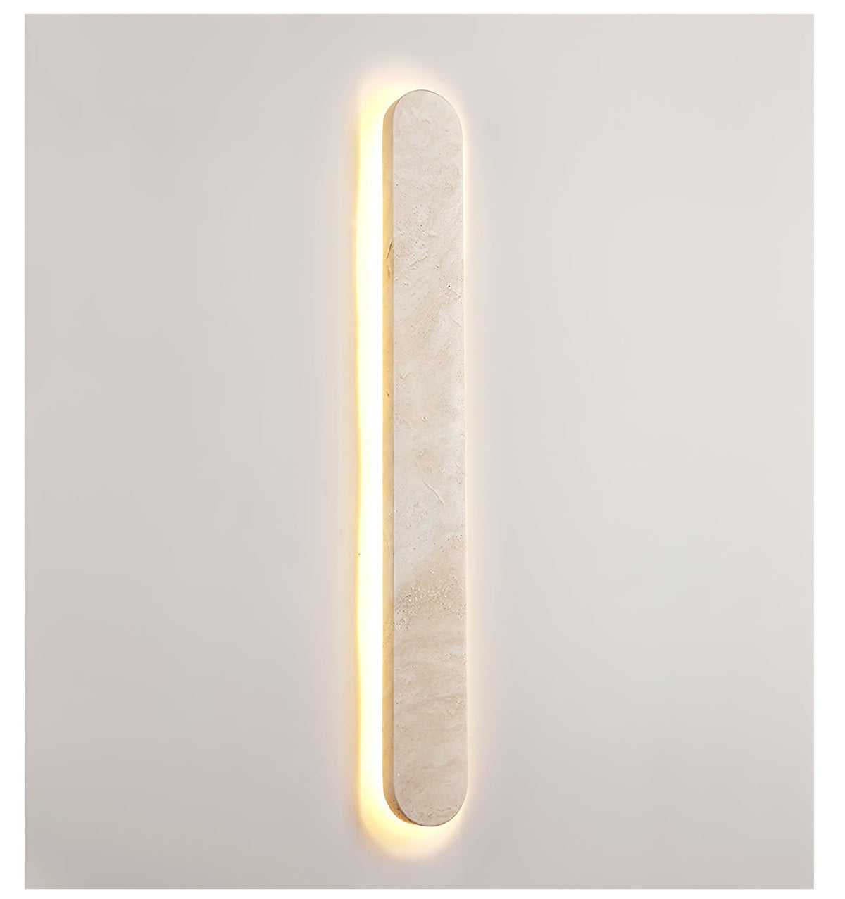 Elraee Geel travertin wandlamp