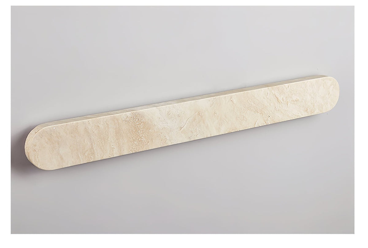 Elraee Geel travertin wandlamp