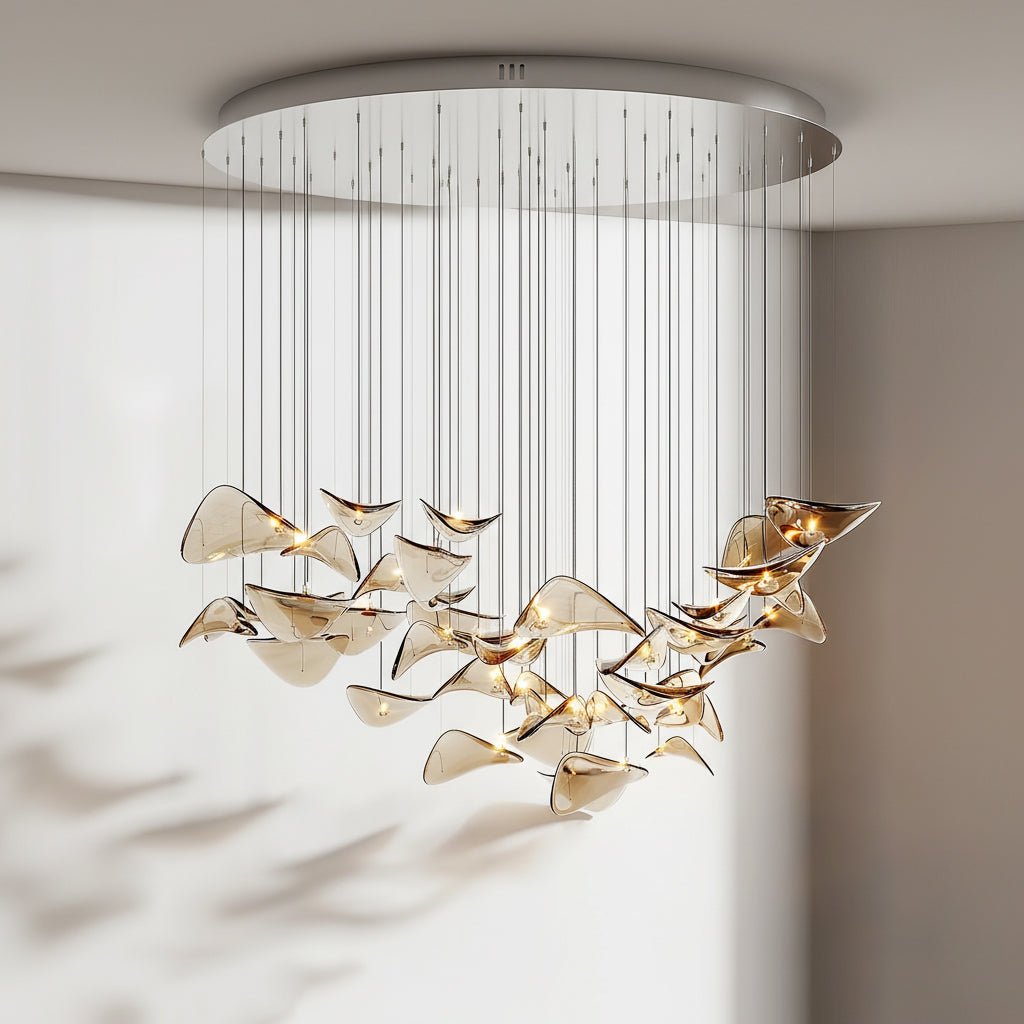 Orinthal Wave Floating Leaf Kroonluchter