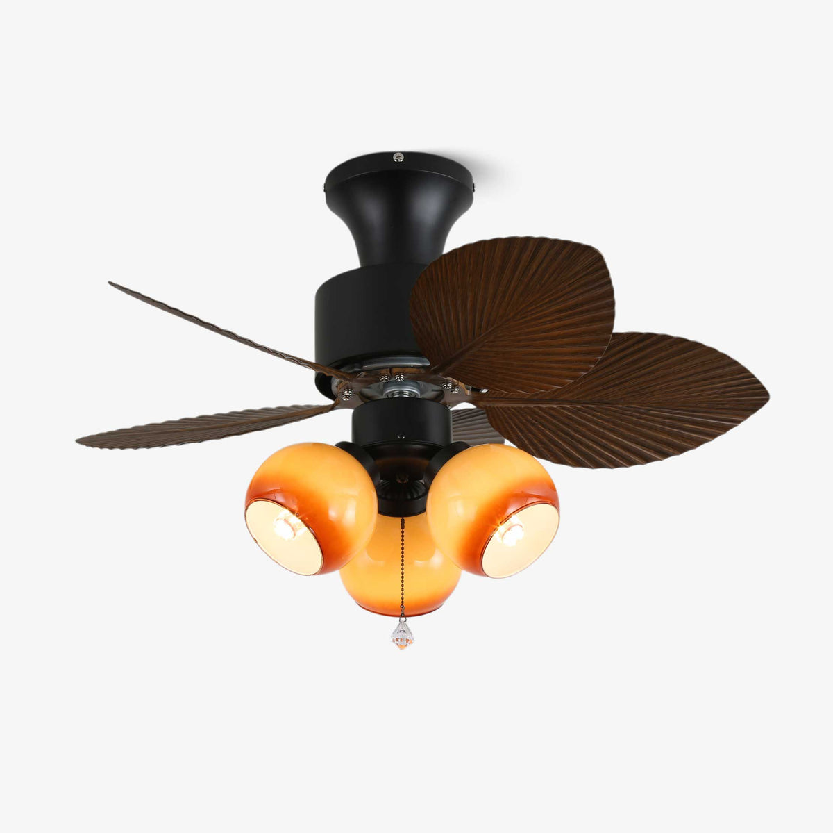 Marvella Vintage Houten Plafondventilator met Verlichting