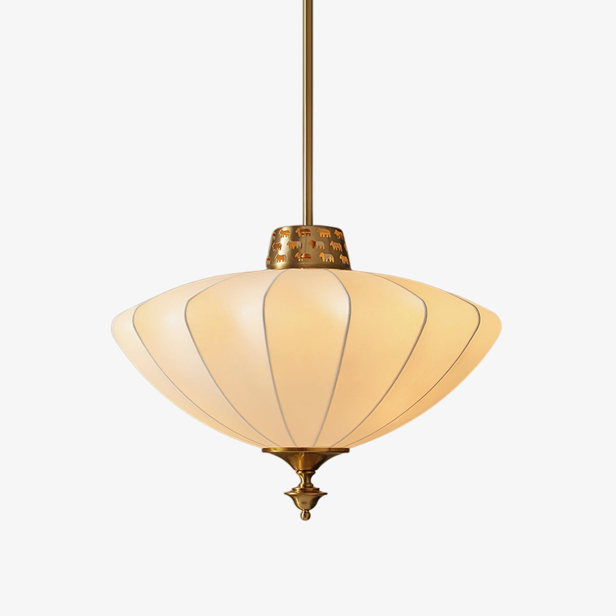 Ortalara elegantie Vintage Bloom zijde hanglamp