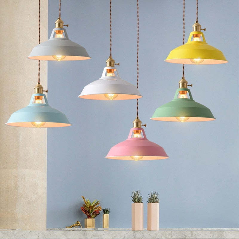 Morandi Moderne LED Hanglamp Metaal Kleurrijke Slaap/Eet/Woonkamer