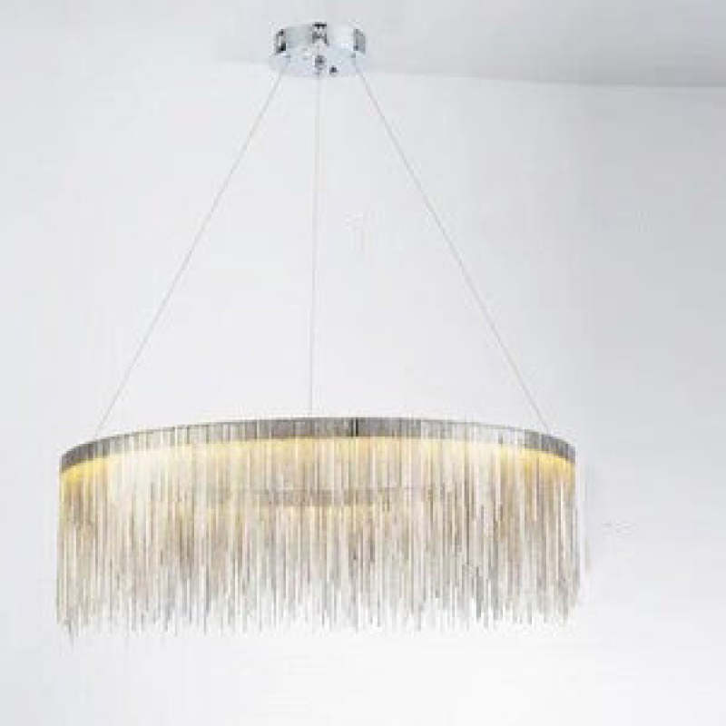 Marilyn Design Grote LED Hanglamp Zwart Wit Gouden Metaal Woonkamer