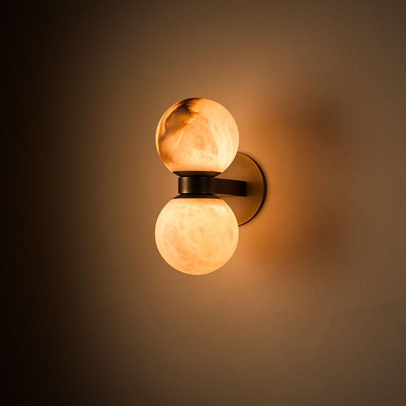 Lumenor albast Celestia Orb wandlamp
