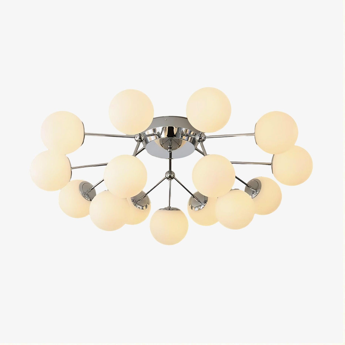 Veloel luxe glazen plafondlamp