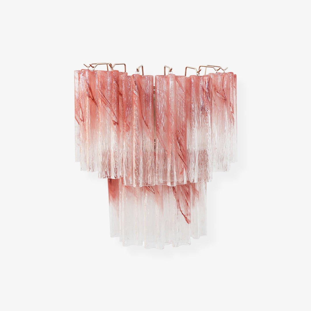 Lioreeria wandlamp Roze Glasbladen Romantisch Waterverf