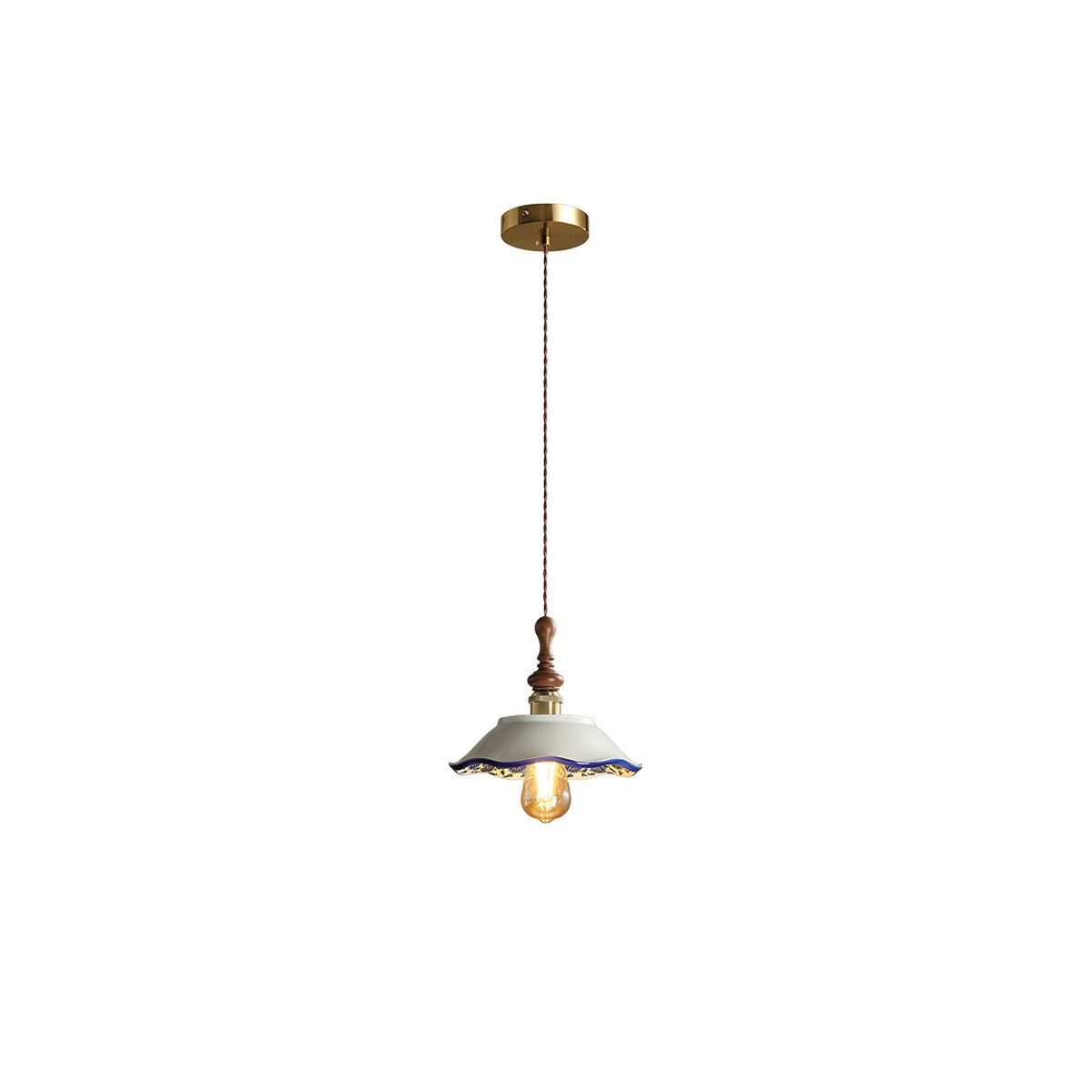 Ciraeor Delftse keramische hanglamp