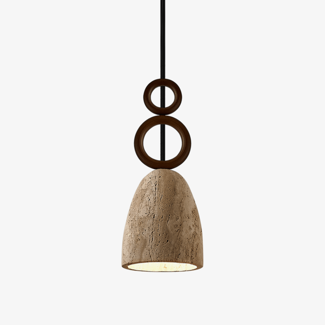 Nerirelia hanglamp met steenresonantie