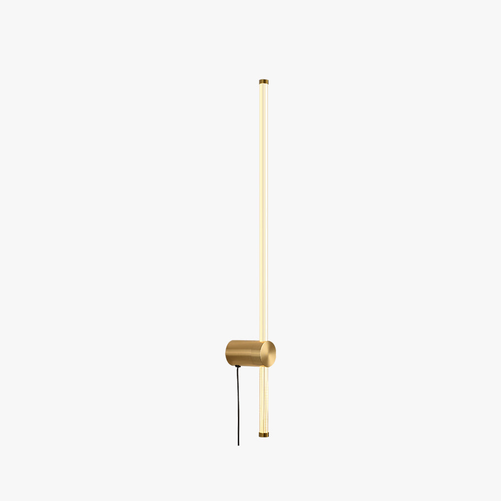 Edge Coppery & Nickel Indoor Wall Lamp, Metal/Acrylic