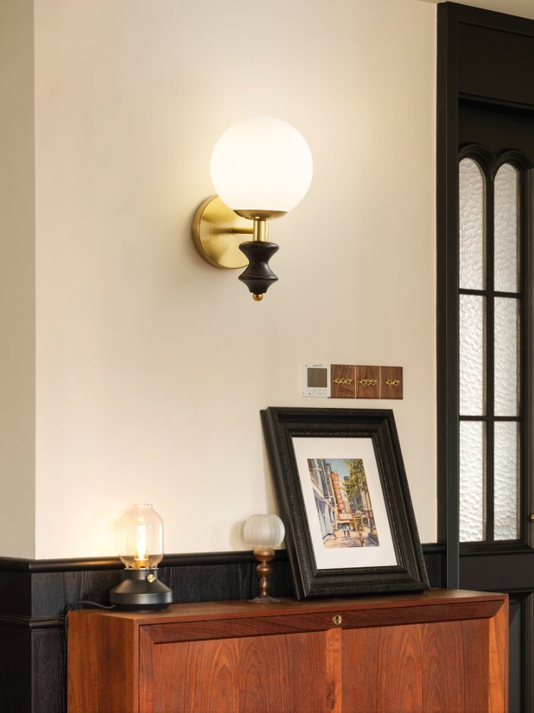 Kios bollen wandlamp