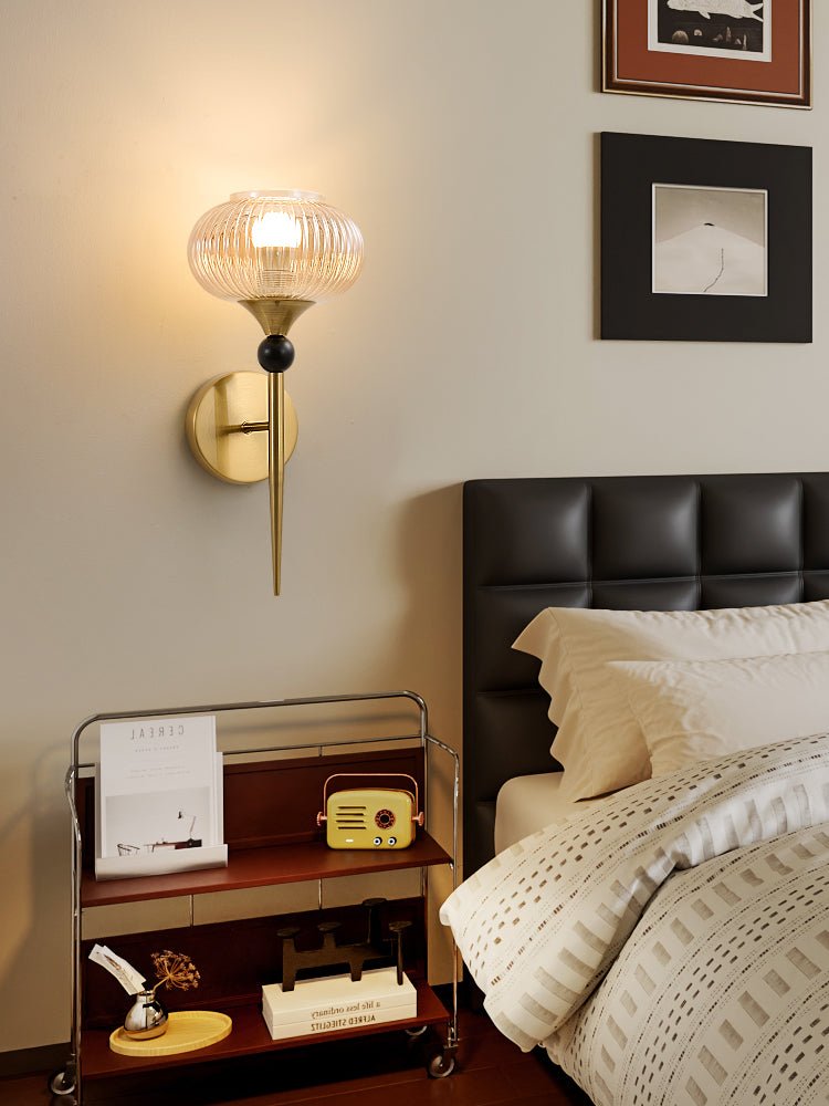 Thyr geribbelde wandlamp