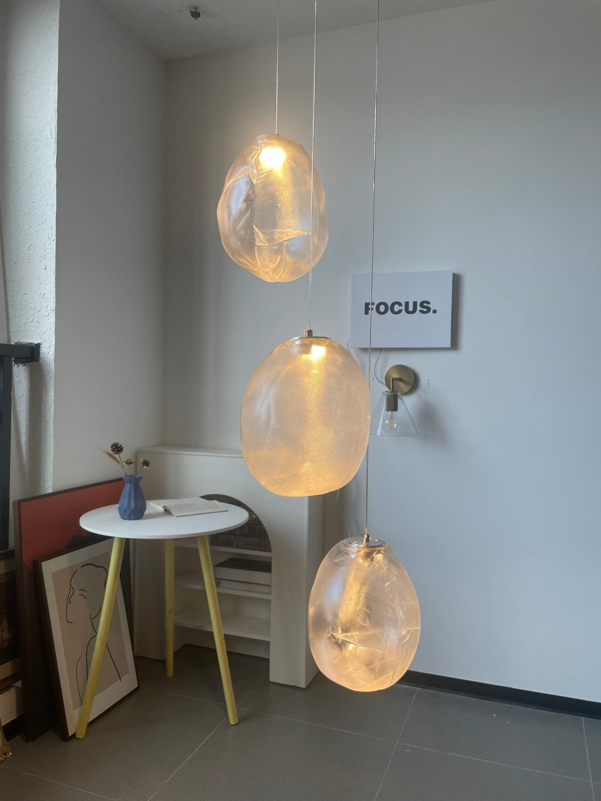 Celenelle Liquid Stone glas hanglamp