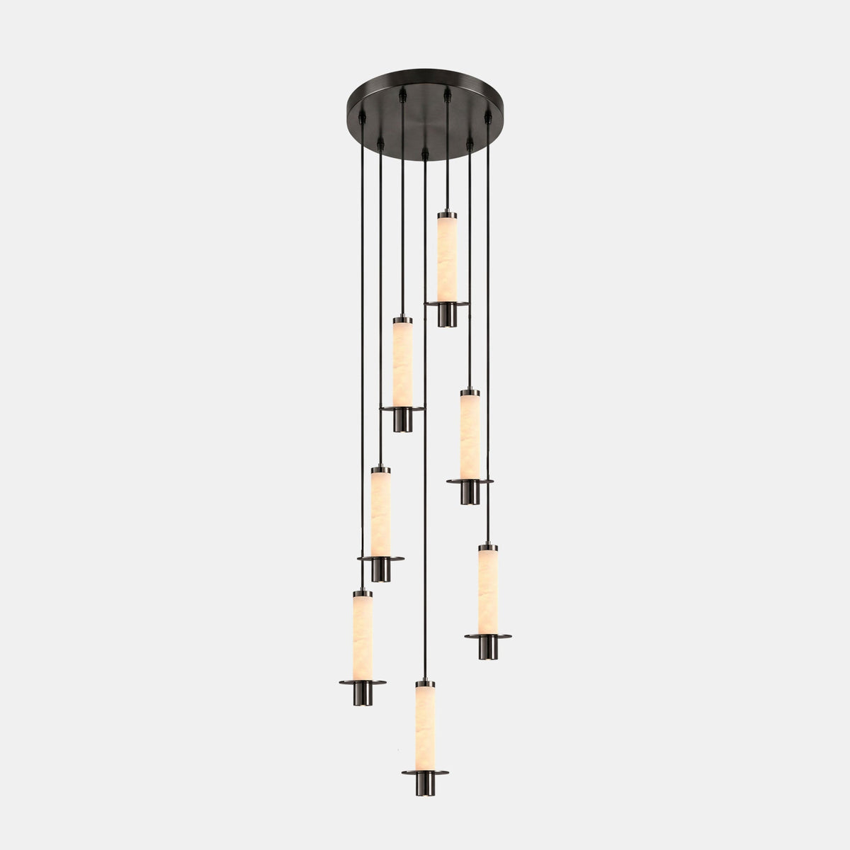 Eirenelia Slank Albast Cilindrisch Hanglamp