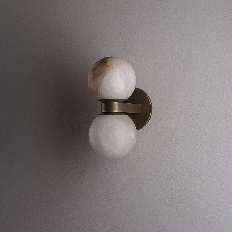 Lumenor albast Celestia Orb wandlamp