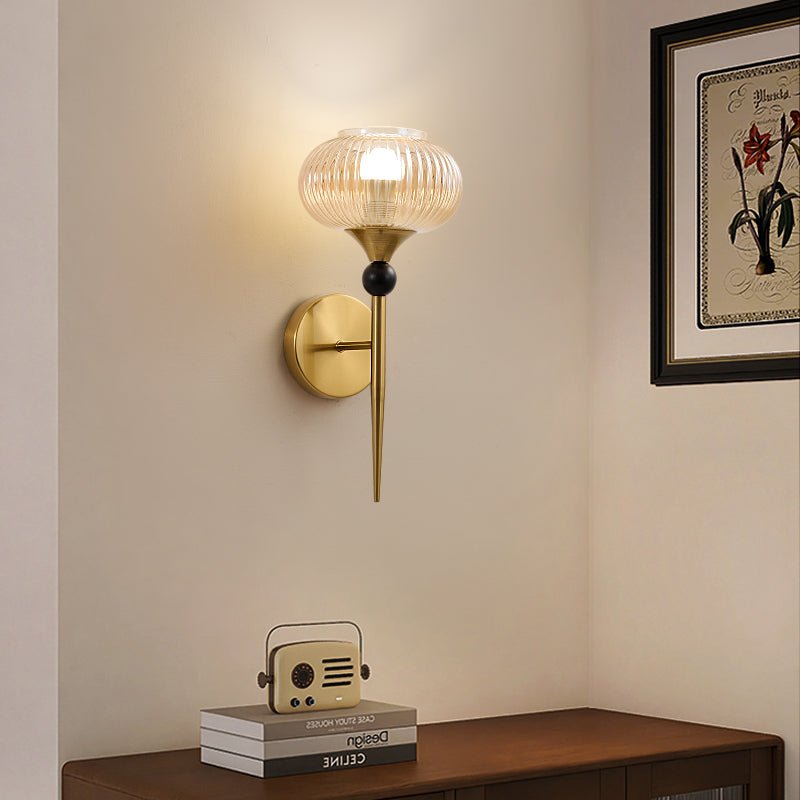 Thyr geribbelde wandlamp