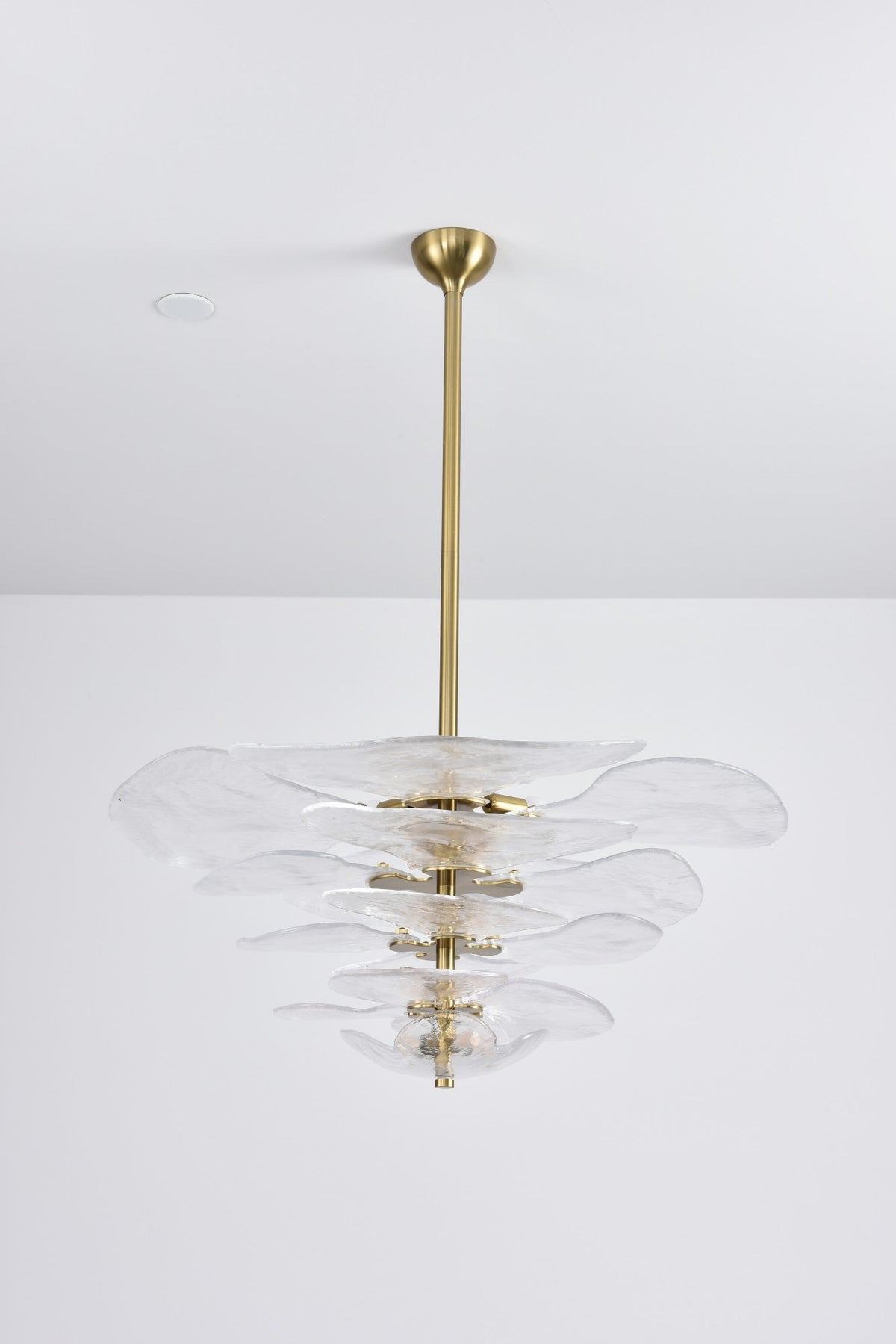 Crivs Kroonluchter Goud Murano-glas Bloemblaadjes Luxe