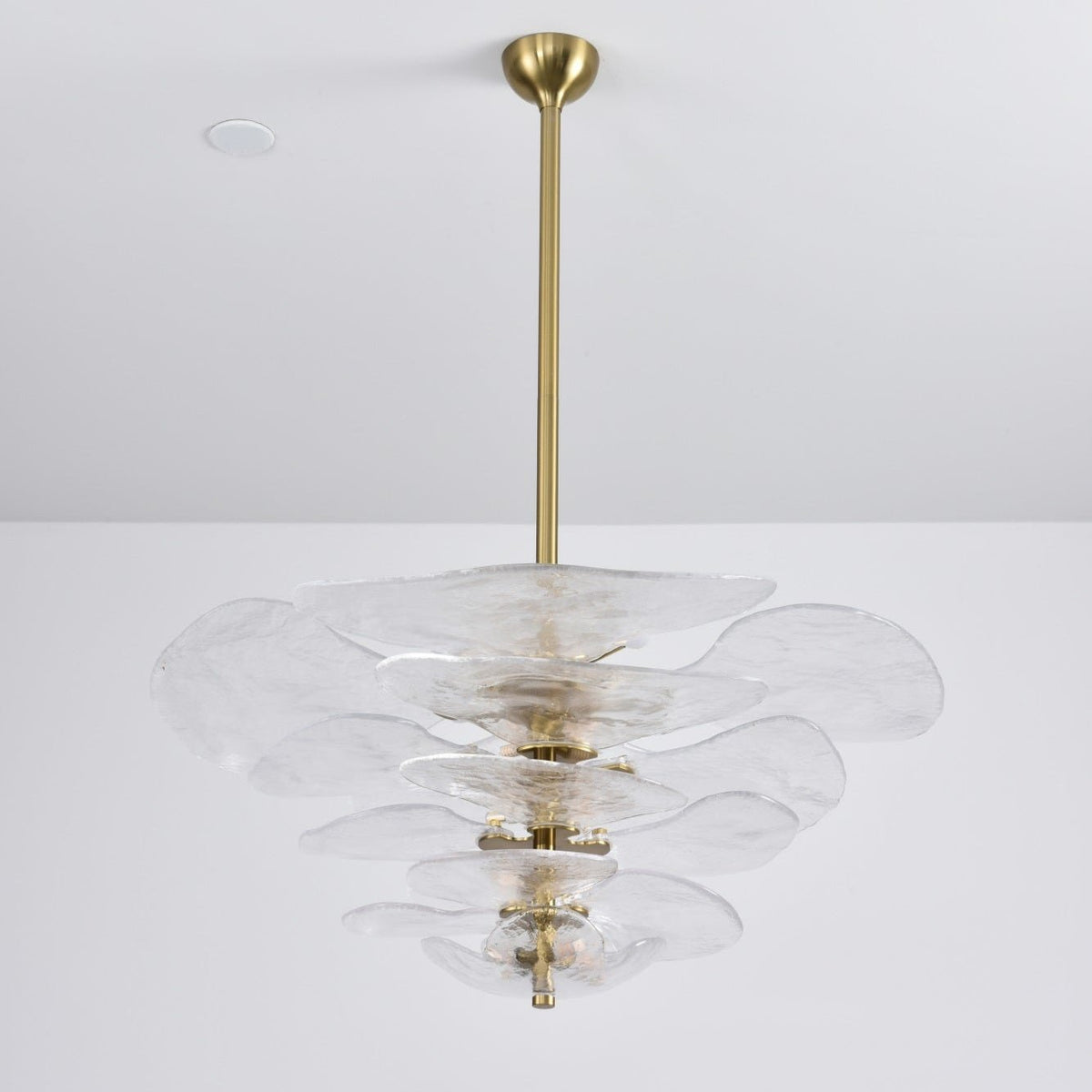 Crivs Kroonluchter Goud Murano-glas Bloemblaadjes Luxe
