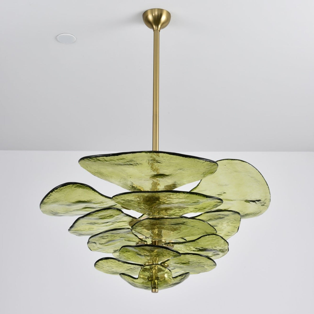 Crivs Kroonluchter Goud Murano-glas Bloemblaadjes Luxe