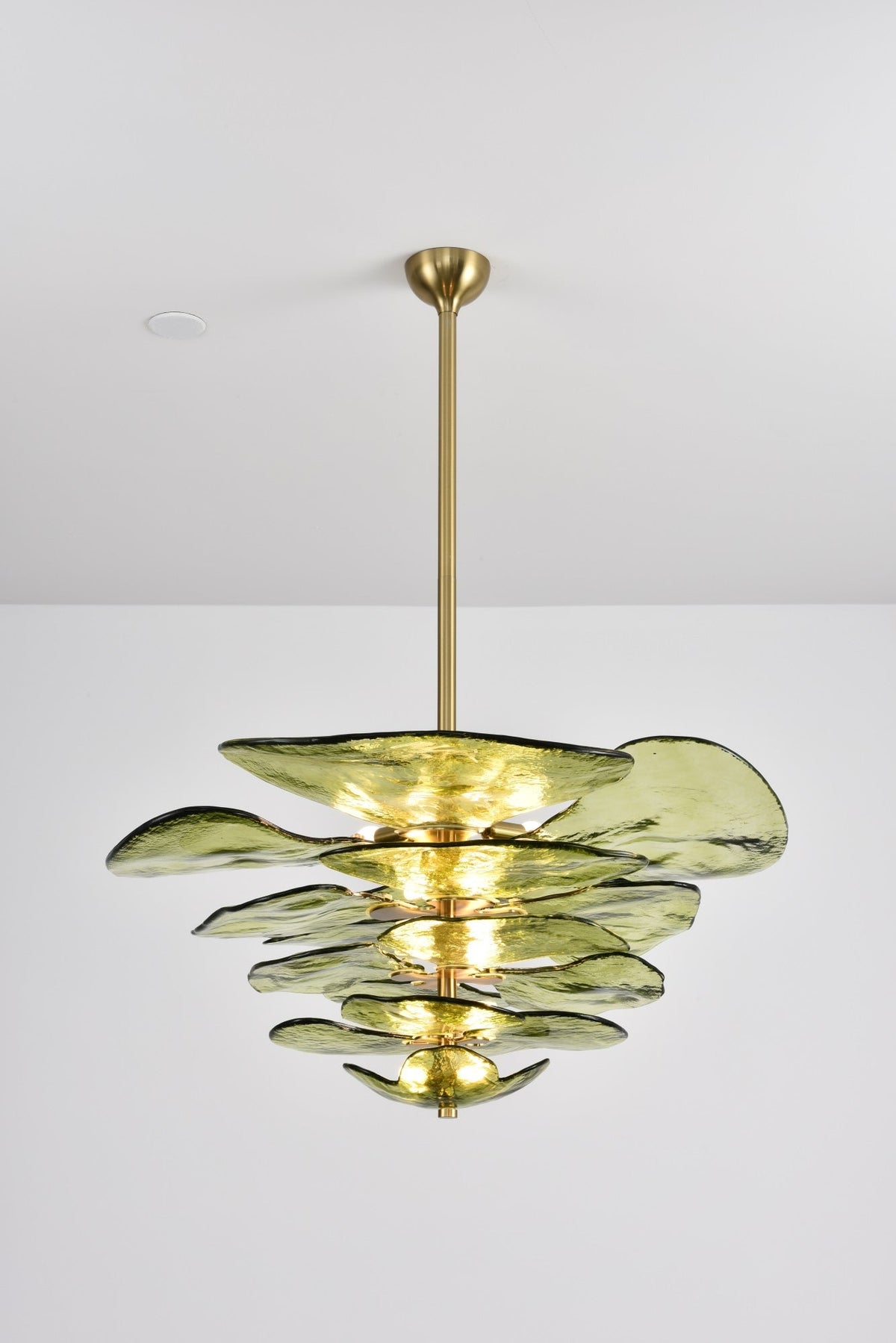 Crivs Kroonluchter Goud Murano-glas Bloemblaadjes Luxe