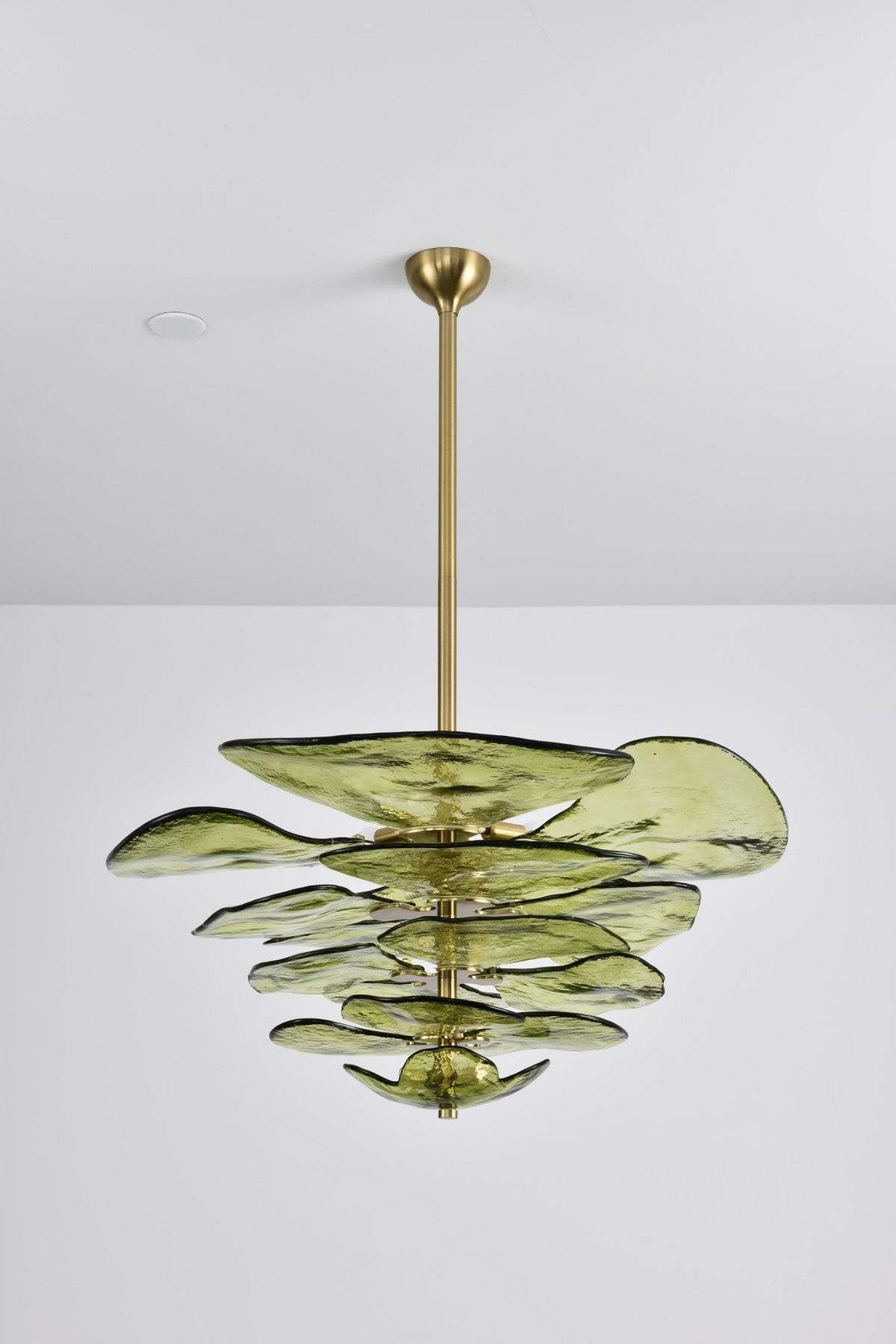 Crivs Kroonluchter Goud Murano-glas Bloemblaadjes Luxe