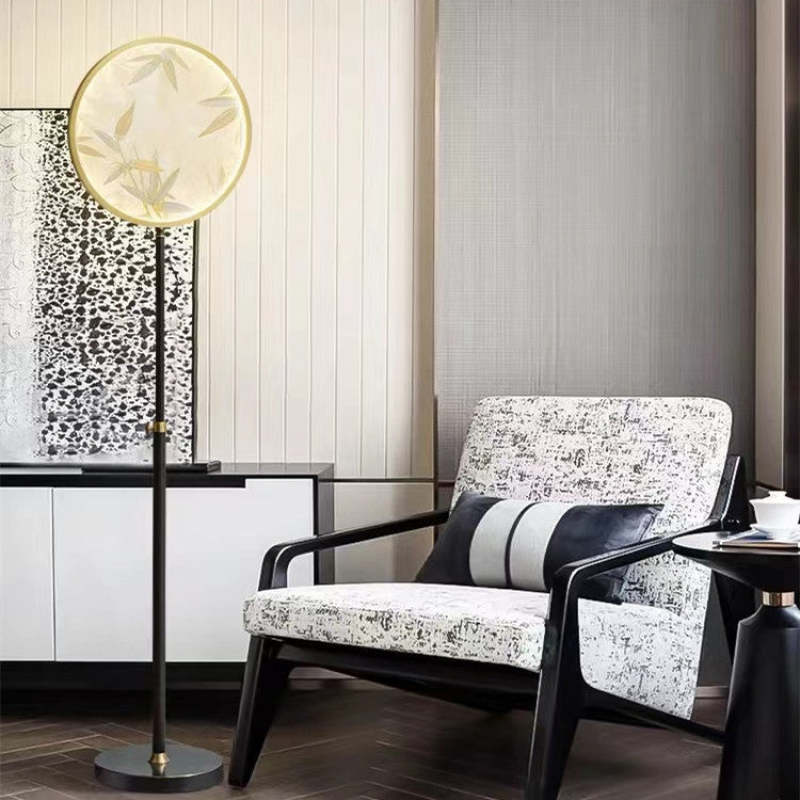 Jade Creatief LED Vloerlampen Zwart Metaal Glas Woonkamer Eetkamer