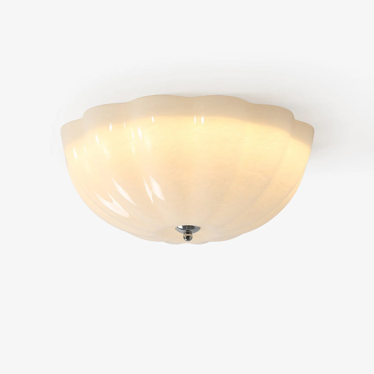 Uphaara Moderne minimalistische plafondlamp met opal glazen kap