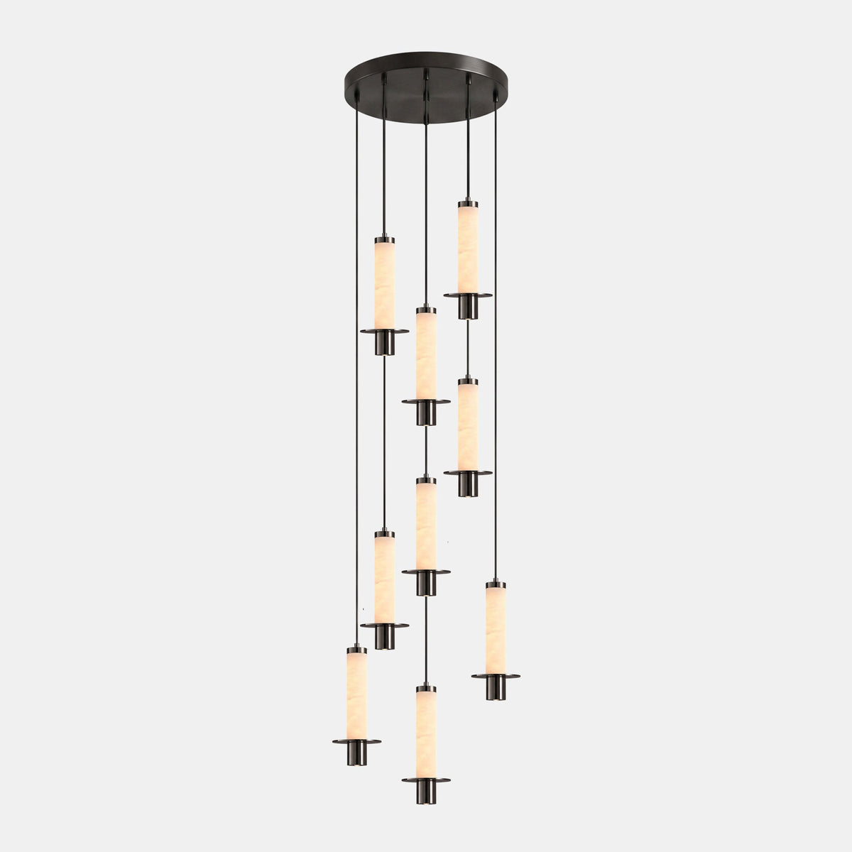 Eirenelia Slank Albast Cilindrisch Hanglamp