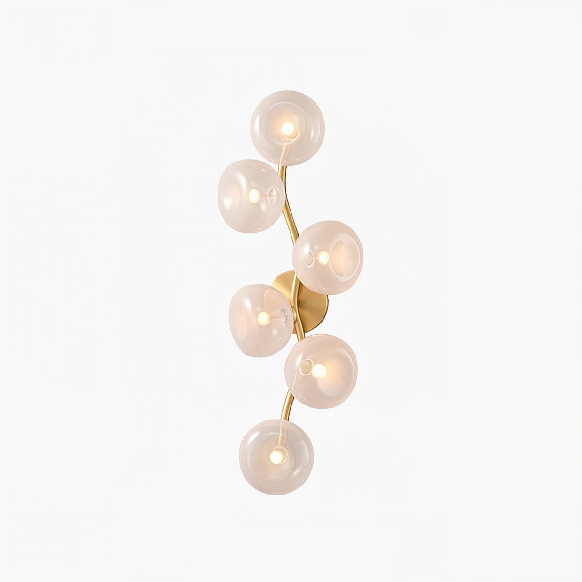 Velarina wandlamp Vine Noordse Kunst glas Metaal