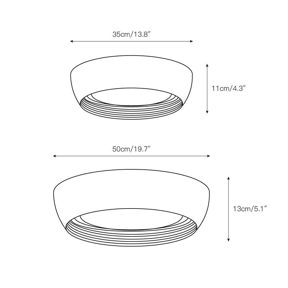 Melen Minimalistische Duncan plafondlamp