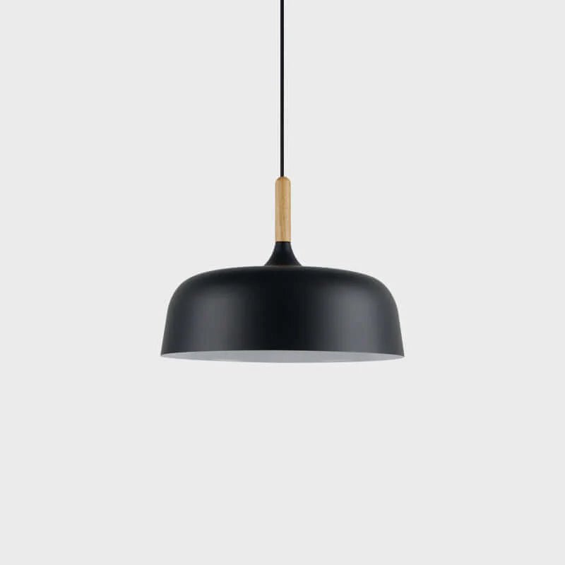 Sylivenne hanglamp witte kap houten accenten