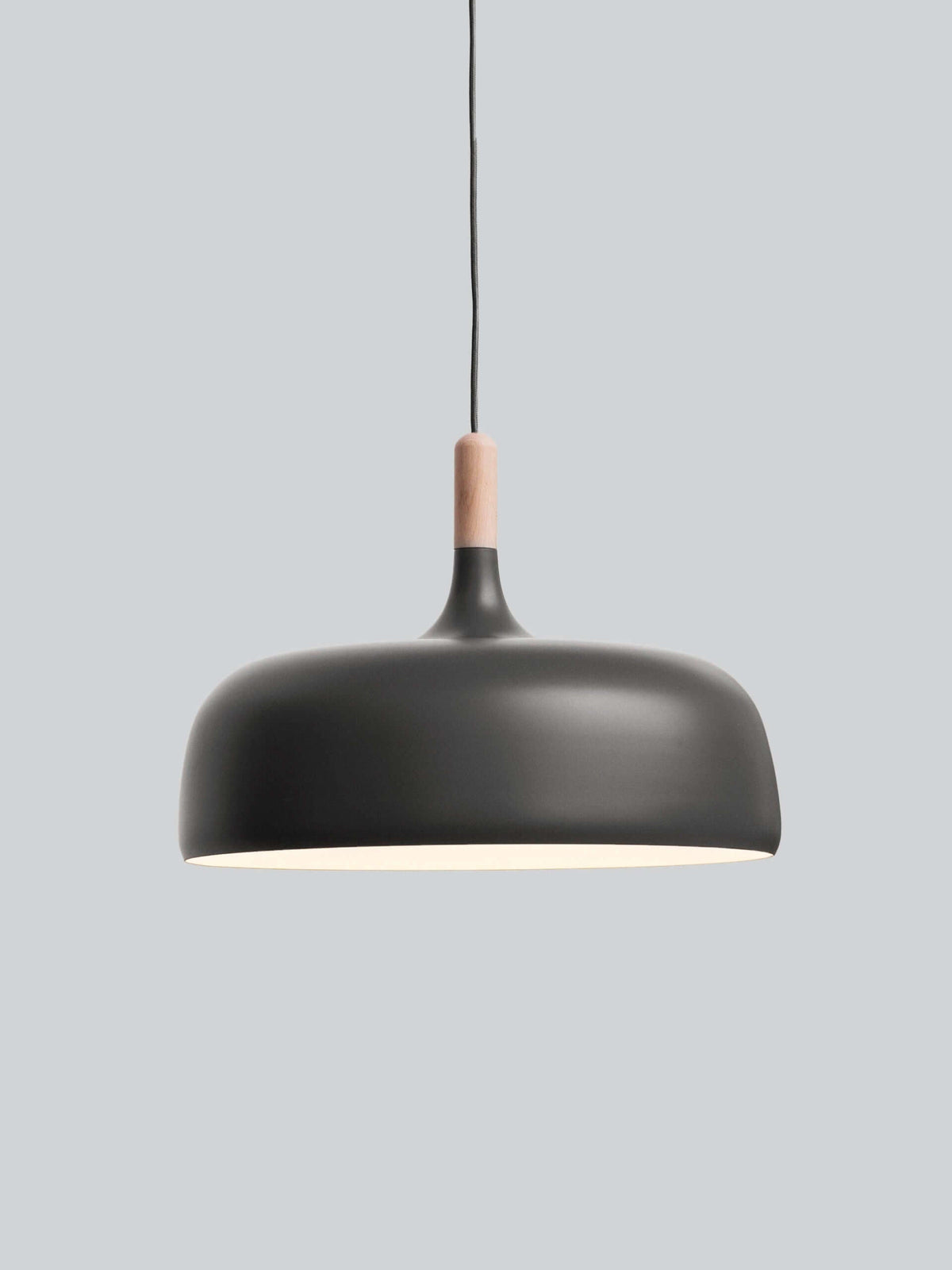 Sylivenne hanglamp witte kap houten accenten