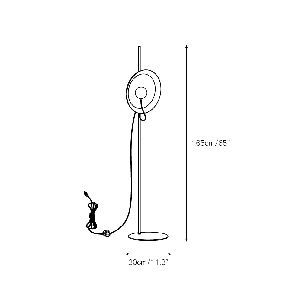 Acoustic vloerlamp