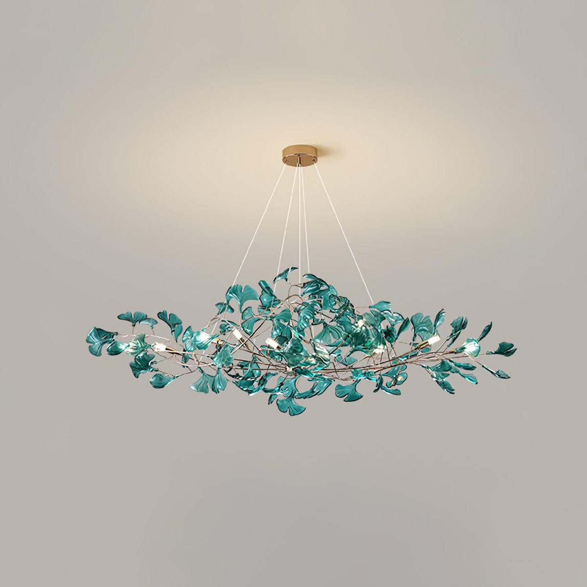 Ralenis luxe Ginkgo Leaf kroonluchter