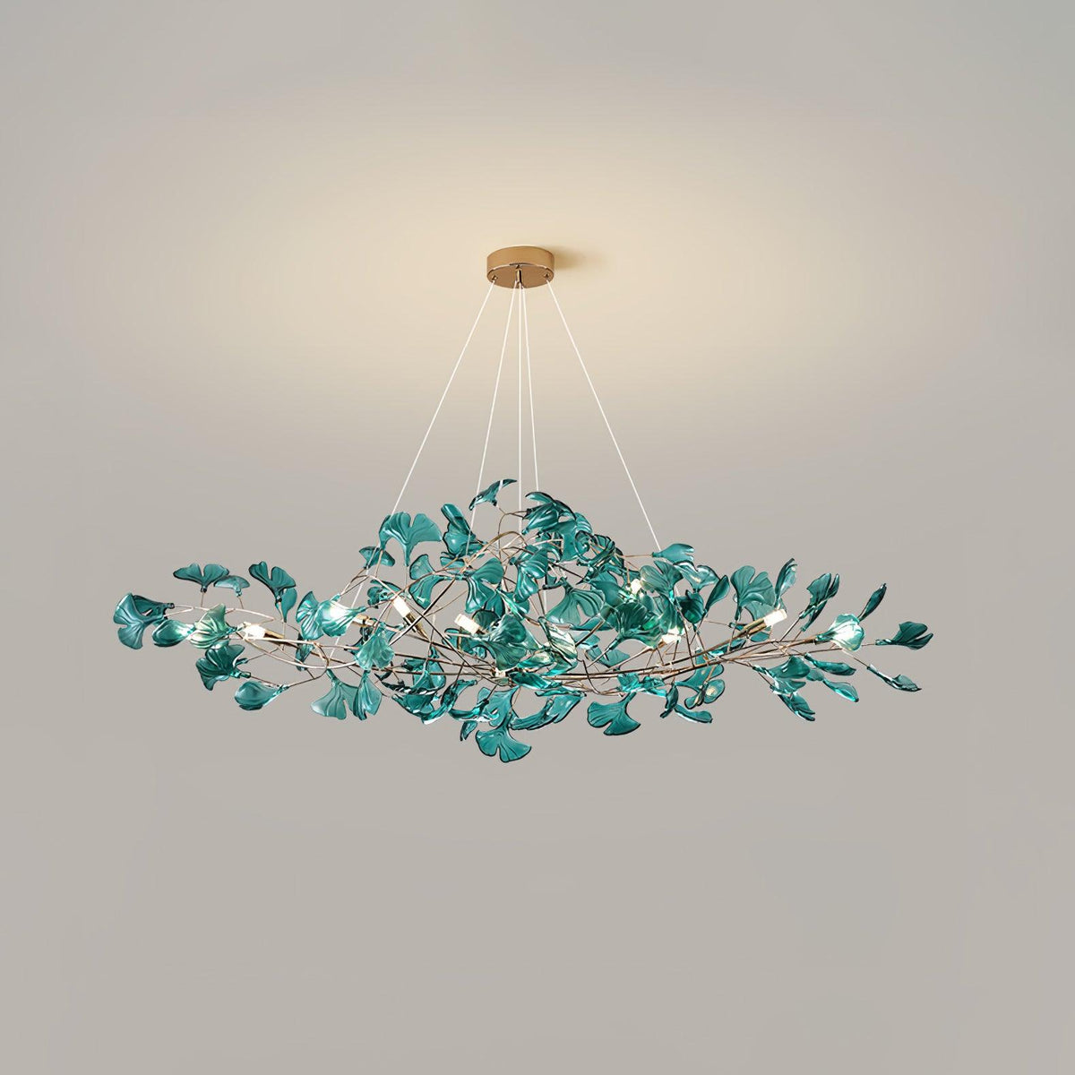 Ralenis luxe Ginkgo Leaf kroonluchter