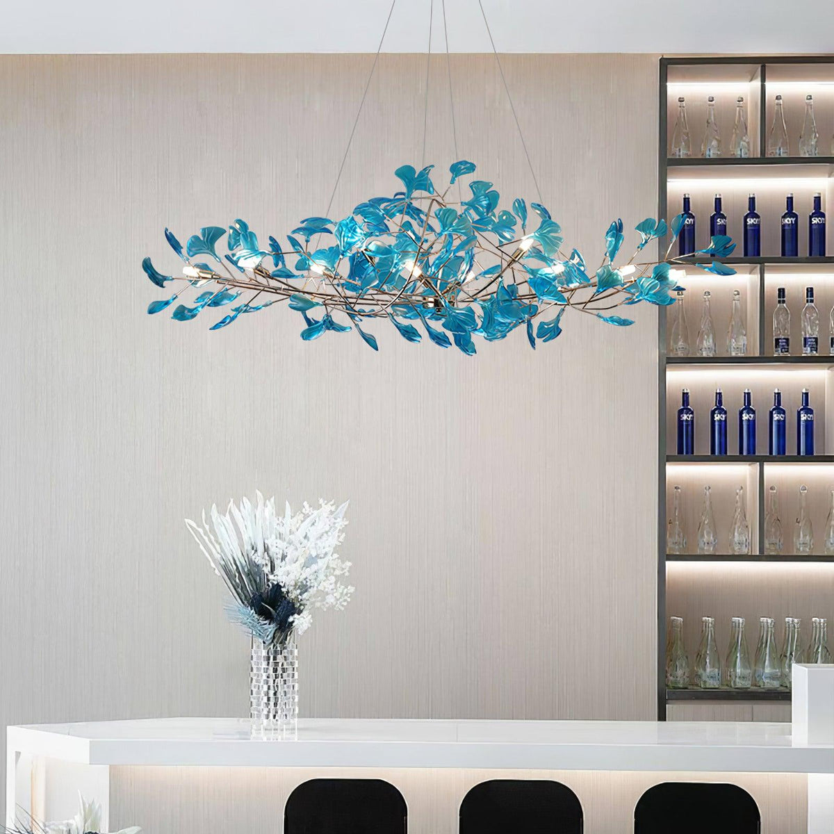 Ralenis luxe Ginkgo Leaf kroonluchter
